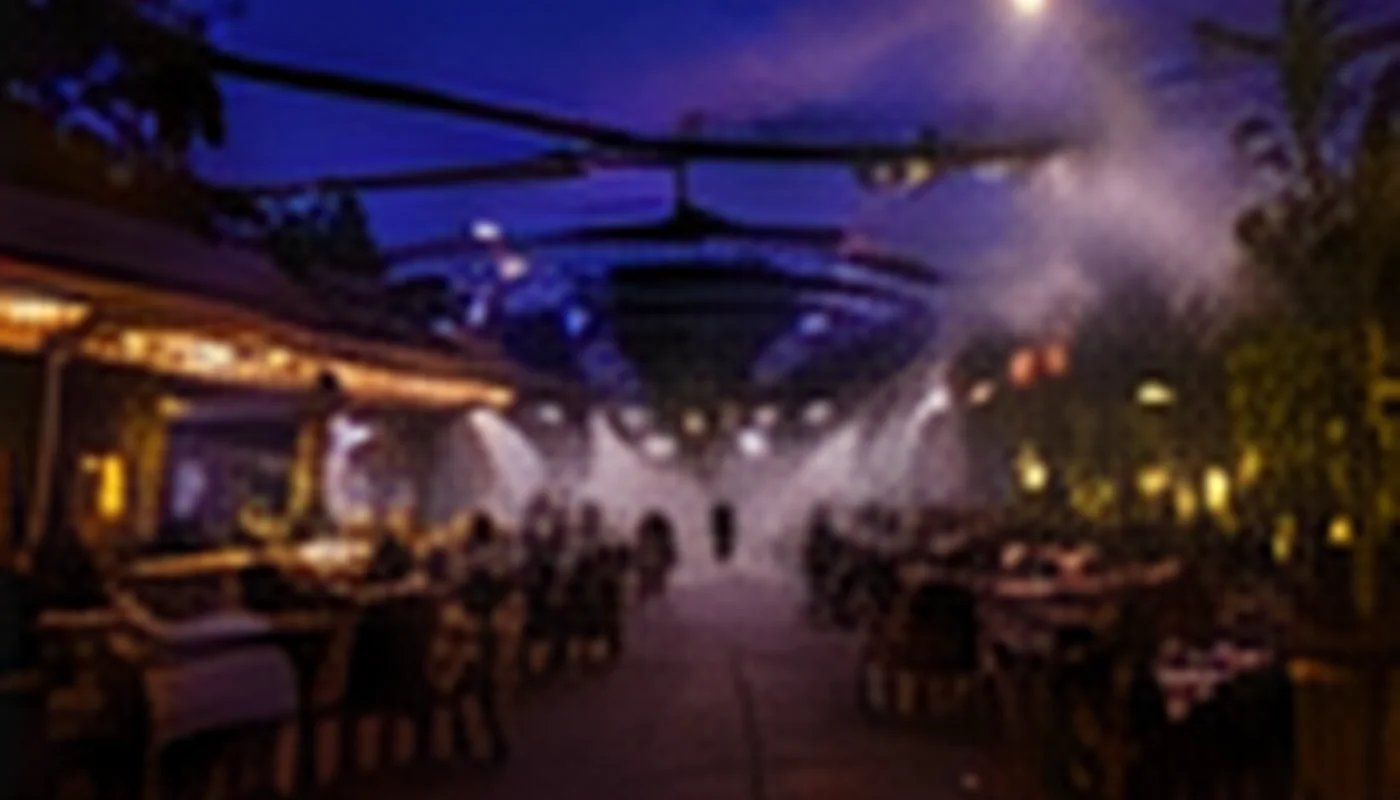 Sistema de nebulización para fiesta y evento exterior
